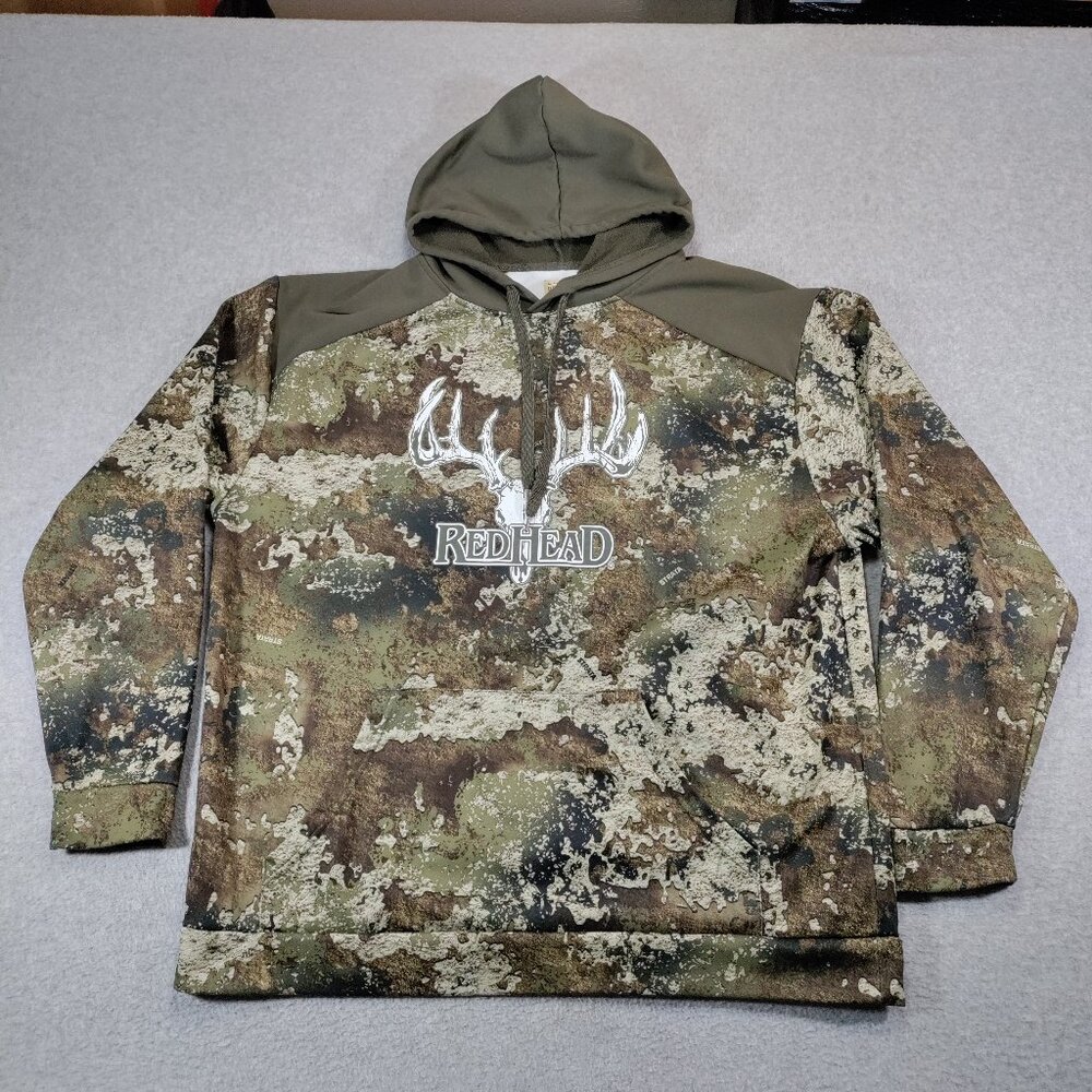 RedHead Strata Camo Hunting Hoodie Sweatshirt Men’s XL Bass Pro Shops Outdoor